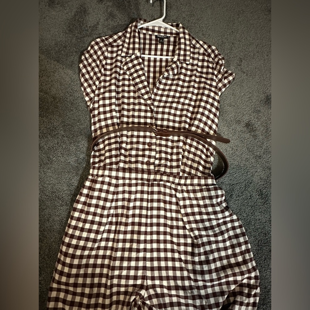 Retro Chic Gingham Pattern Button Down - image 3